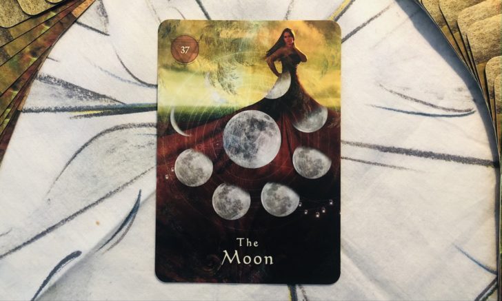 37 月 The Moon ミスティカルシャーマンオラクルカード ことのはそだて